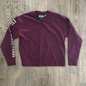BOGO Cute Victoria’s Secret Maroon Sweatshirt NWT